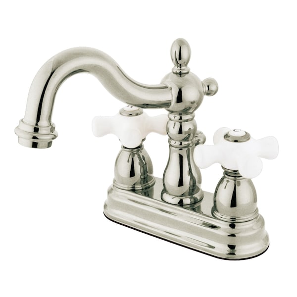 KS1608PX 4" Centerset Bathroom Faucet, Brushed Nickel
